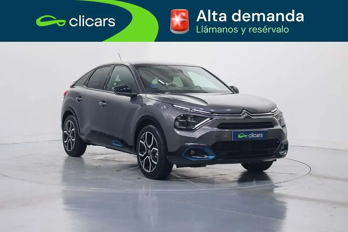 Usado Citroën e-C4 Feel 100 kW (136 CV) 2022 Gris Berlina