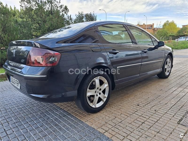Usado Peugeot 407 Premium 136 CV (100 kW) 2007 Negro Berlina
