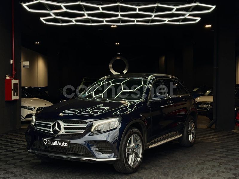Azul Usado 2018 Mercedes GLC350 SUV | 34.990 € (Precio justo) - Imagen 1/4