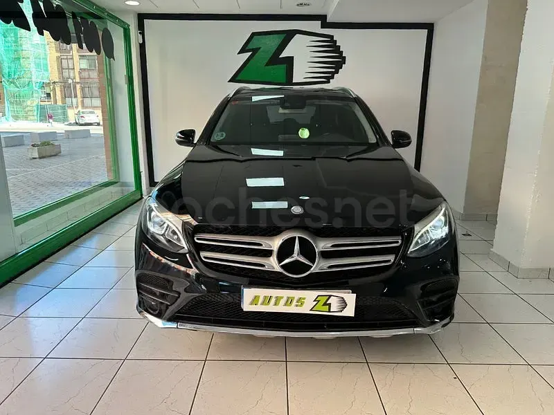 Usado Mercedes GLC220 170 CV (125 kW) 2018 Negro SUV