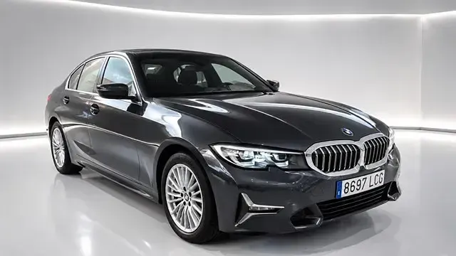Usado BMW 318 Luxury Line 150 CV (110 kW) 2019 Gris oscuro Berlina