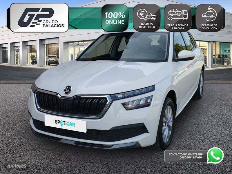 Blanco Usado 2021 Skoda Kamiq Ambition SUV | 18.295 € (Precio justo) - Imagen 1/4