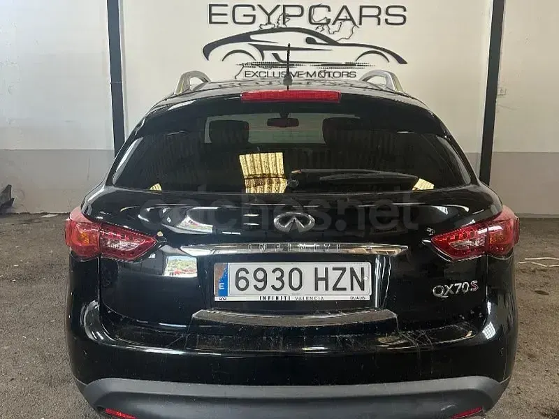 Usado Infiniti QX70 238 CV (175 kW) 2014 Negro SUV