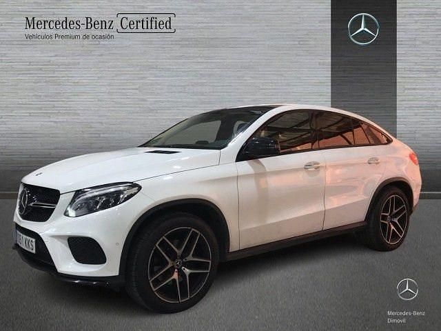 Usado Mercedes GLE350 AMG line 272 CV (200 kW) 2018 Blanco polar Coupe