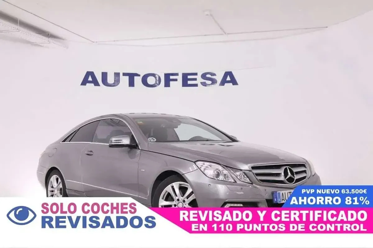 Usado Mercedes E350 231 CV (169 kW) 2010 Gris Coupe