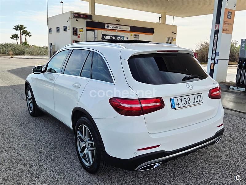 Usado Mercedes GLC250 AMG line 204 CV (150 kW) 2015 Blanco SUV