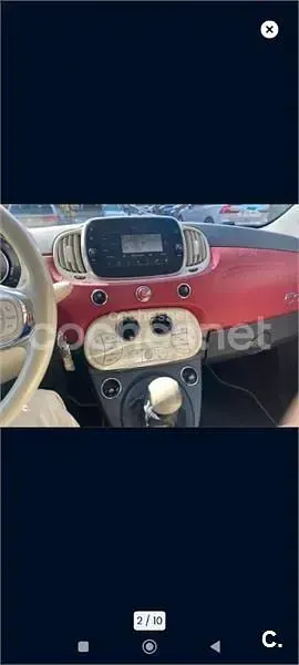 Usado Fiat 500C 69 CV (50 kW) 2018 Blanco Descapotable
