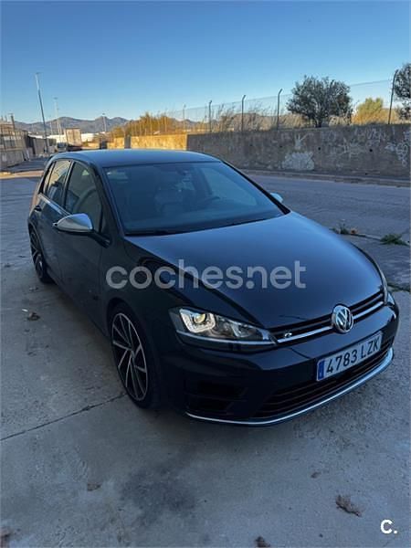 Negro Usado 2014 VW Golf R Berlina | 20.400 € (Precio justo) - Imagen 1/4