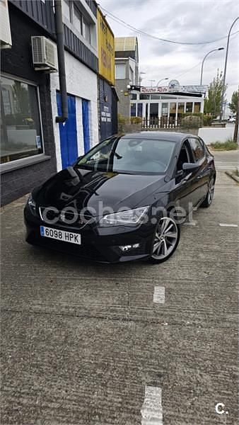 Negro Usado 2013 Seat Leon FR Berlina | 10.999 € (Precio justo) - Imagen 1/4