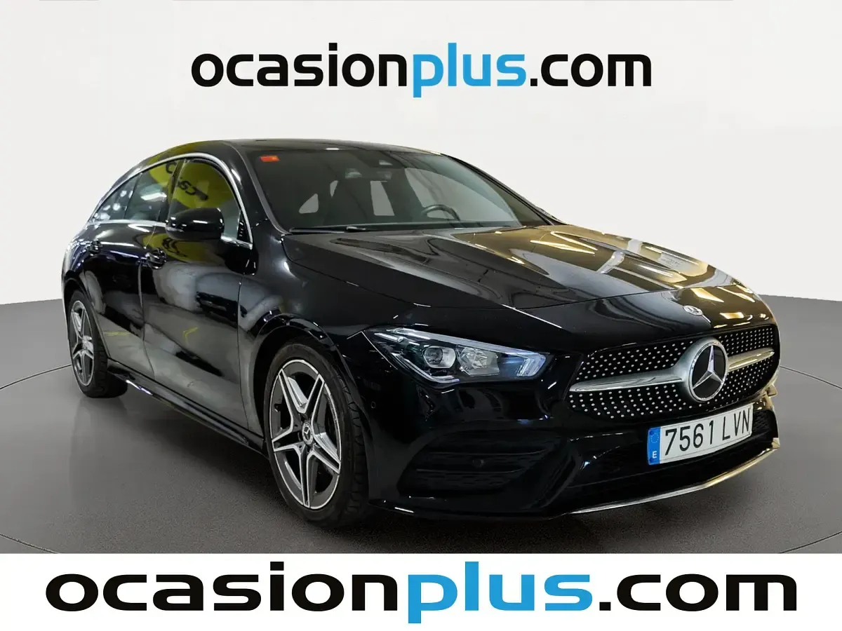 Usado Mercedes CLA200 AMG 163 CV (119 kW) 2021 Negro Coupe