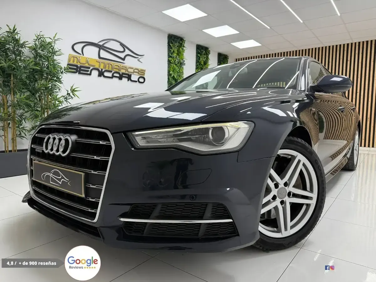 Usado Audi A6 S-Line 252 CV (185 kW) 2017 Negro Berlina