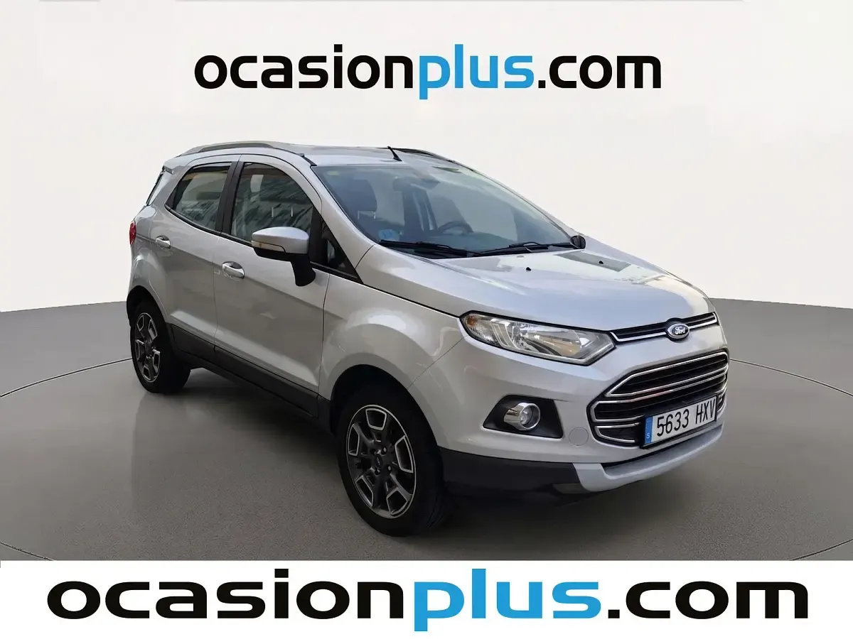 Usado Ford Ecosport Titanium 125 CV (91 kW) 2014 Gris plata SUV
