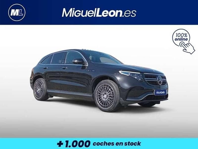 Usado Mercedes EQC400 300 kW (408 CV) 2021 Negro SUV