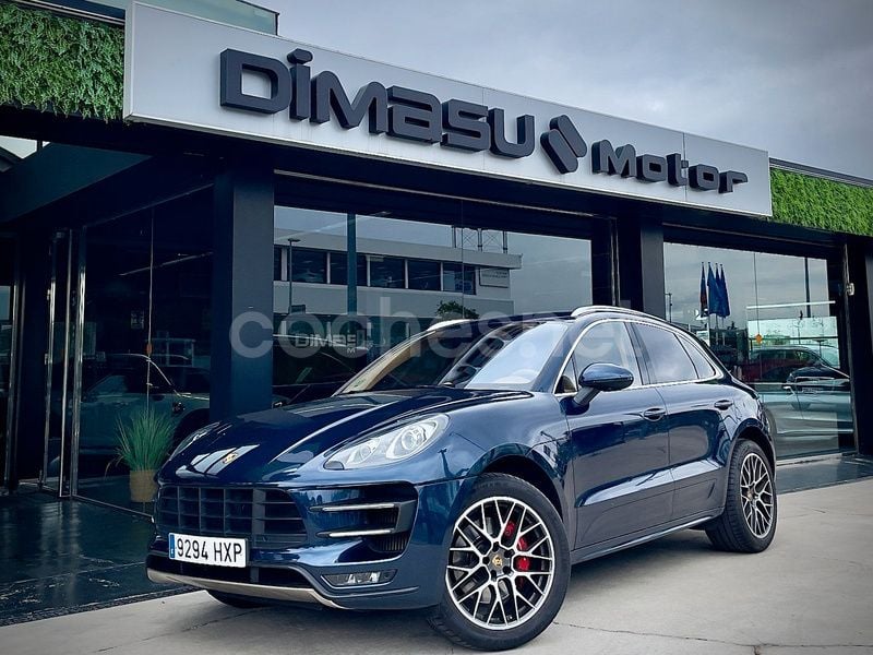 Azul Usado 2014 Porsche Macan Turbo SUV | 37.490 € (Caro) - Imagen 1/4