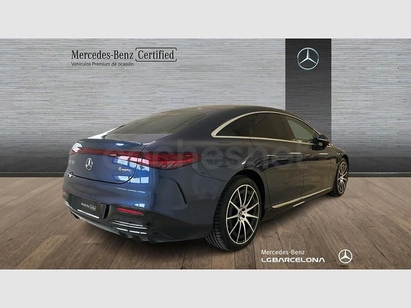 Usado Mercedes EQS580 AMG line 400 kW (544 CV) 2022 Azul Berlina