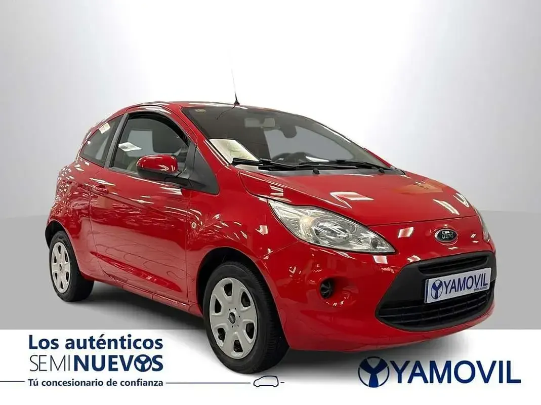 Usado Ford Ka S 69 CV (50 kW) 2014 Rojo Berlina