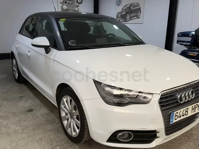 Usado Audi A1 Sportback Attraction 90 CV (66 kW) 2013 Blanco Utilitario