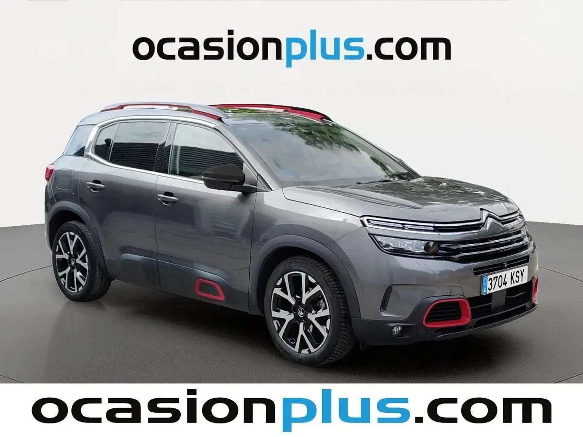 Usado Citroën C5 Aircross Shine 177 CV (130 kW) 2019 Gris SUV