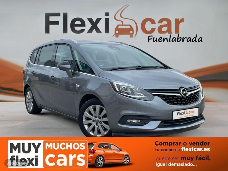 Gris Usado 2017 Opel Zafira Excellence Monovolumen | 14.490 € (Un poco caro) - Imagen 1/4