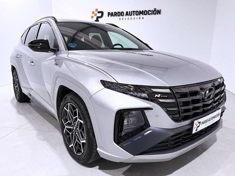 Gris Usado 2021 Hyundai Tucson N Line SUV | 23.900 € (Caro) - Imagen 1/4