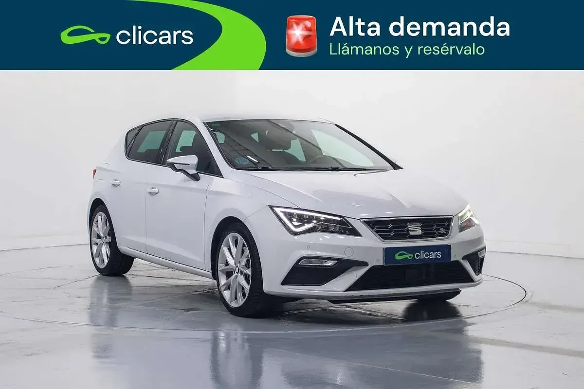 Usado Seat Leon FR 150 CV (110 kW) 2019 Blanco Utilitario