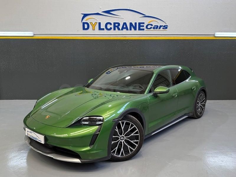 Usado Porsche Taycan Cross Turismo 300 kW (408 CV) 2023 Verde Familiar