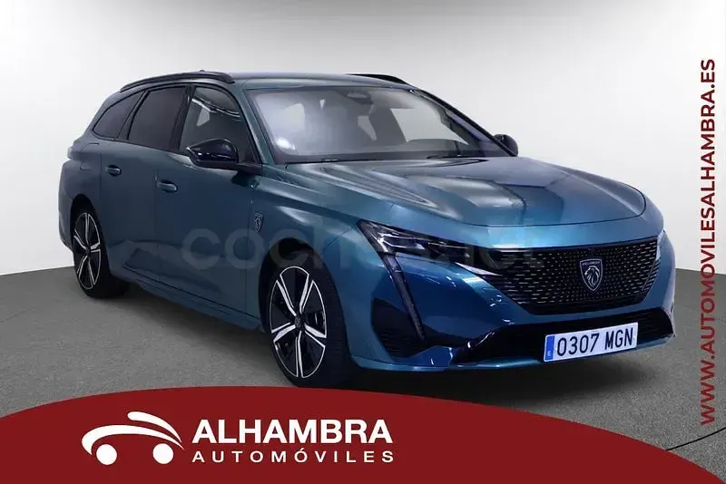 Usado Peugeot 308 SW GT 180 CV (132 kW) 2023 Azul Familiar