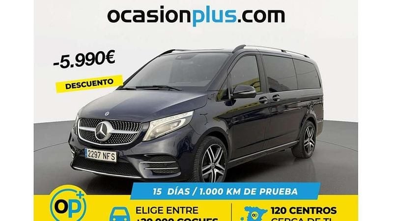 Usado Mercedes V300 Avantgarde 239 CV (175 kW) 2021 Azul Monovolumen