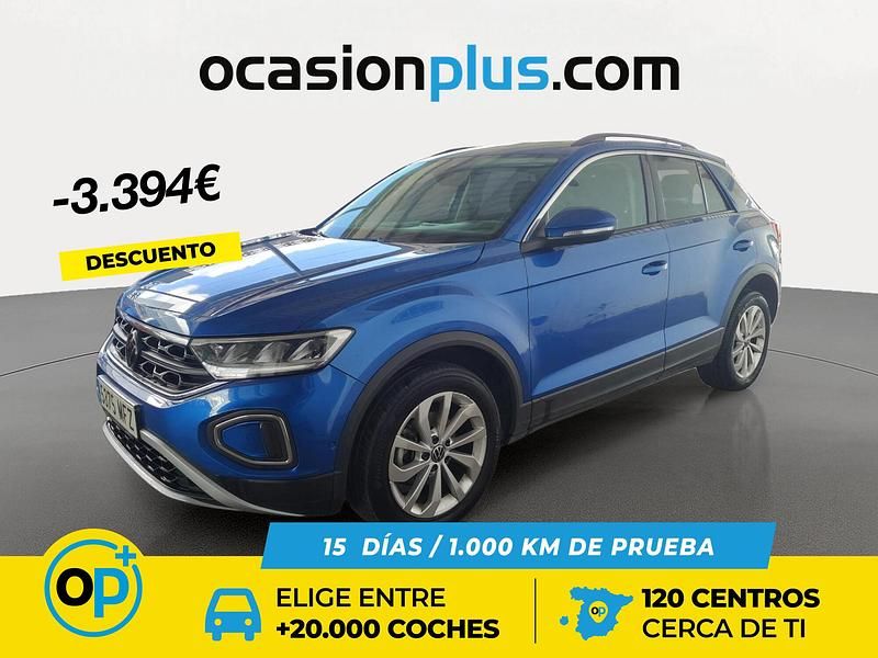 Usado VW T-Roc Life 150 CV (110 kW) 2023 Azul SUV