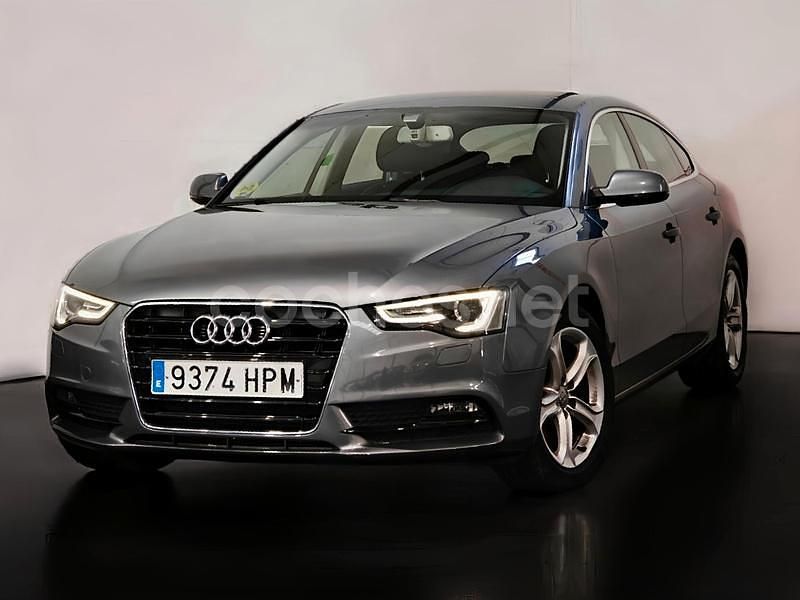 Gris / plata Usado 2013 Audi A5 Sportback Utilitario | 12.495 € (Buen precio) - Imagen 1/4