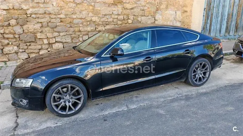 Usado Audi A5 Sportback 180 CV (132 kW) 2010 Negro Utilitario