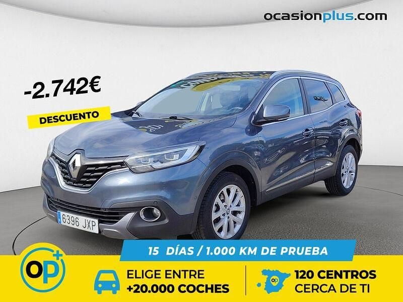 Gris Usado 2017 Renault Kadjar Zen SUV | 11.658 € (Precio justo) - Imagen 1/4