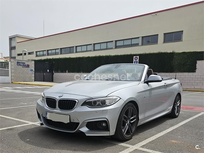 Usado BMW 220 Comfort Edition 190 CV (139 kW) 2015 Gris / plata Descapotable