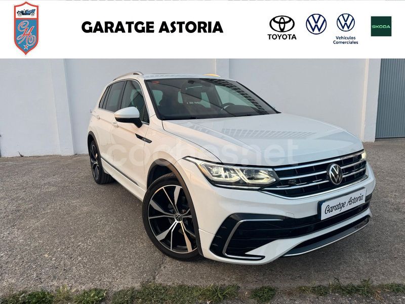 Blanco Usado 2021 VW Tiguan R-line SUV | 33.999 € (Un poco caro) - Imagen 1/4