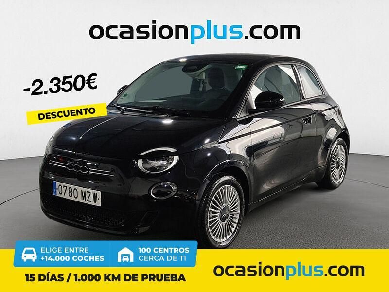 Negro Usado 2023 Fiat 500e Icon Utilitario | 14.050 € (Precio justo) - Imagen 1/4
