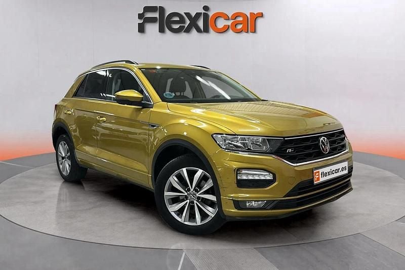 Amarillo Usado 2021 VW T-Roc Advance SUV | 17.690 € (Precio justo) - Imagen 1/4