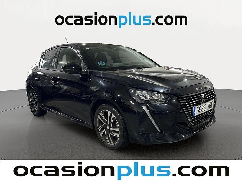 Usado Peugeot 208 Allure 100 CV (73 kW) 2023 Negro Utilitario