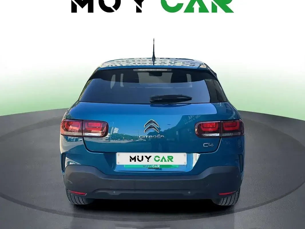 Usado Citroën C4 Cactus Feel 110 CV (80 kW) 2018 Azul Utilitario