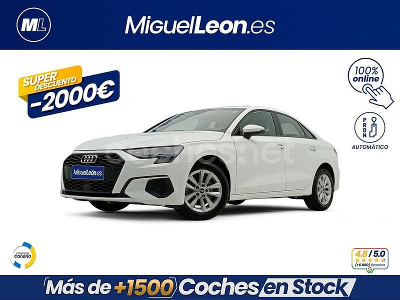 Blanco Usado 2021 Audi A3 Performance Berlina | 21.985 € (Precio justo) - Imagen 1/3