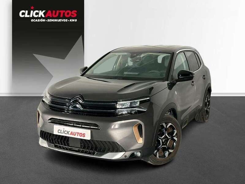 Gris Usado 2023 Citroën C5 Aircross PureTech SUV | 20.800 € (Precio justo) - Imagen 1/4