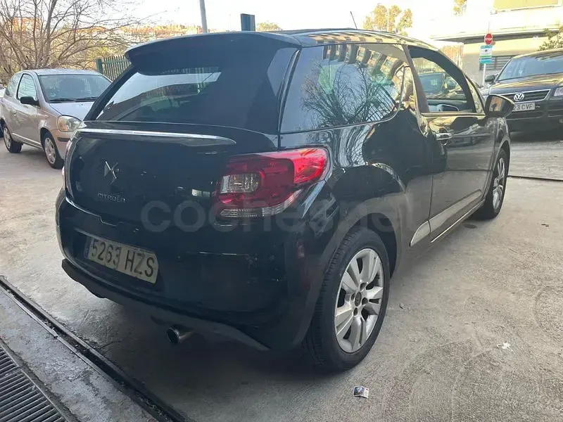 Usado Citroën DS3 Cabriolet 82 CV (60 kW) 2014 Negro Descapotable