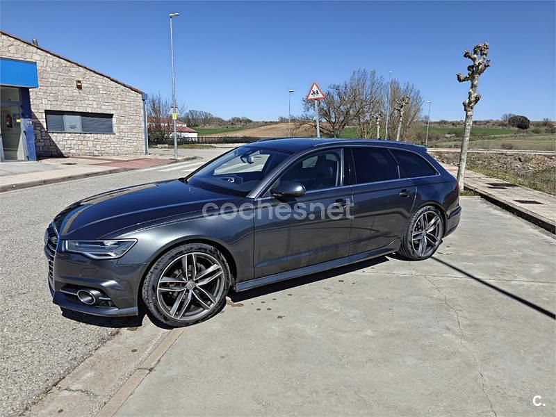 Usado Audi A6 S-Line 190 CV (139 kW) 2015 Gris / plata Familiar