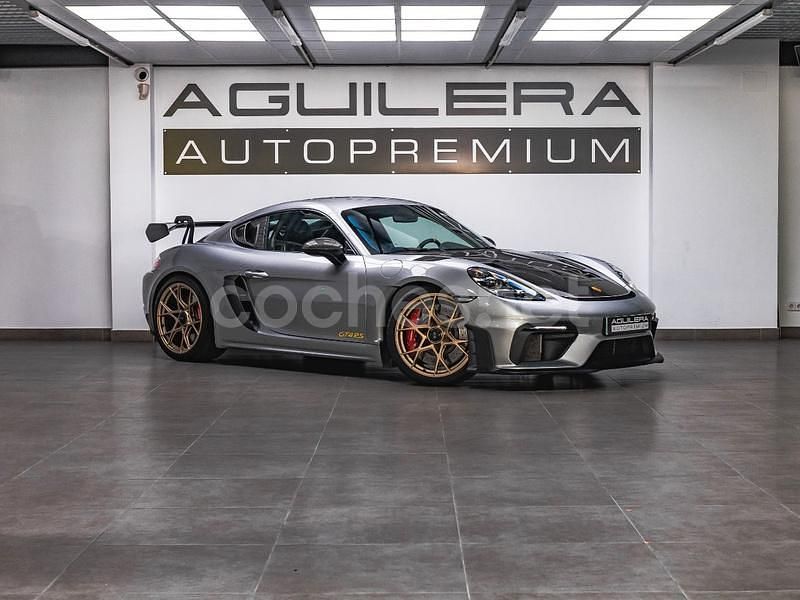 Gris / plata Usado 2024 Porsche 718 Cayman GT4 Coupe | 169.990 € - Imagen 1/4