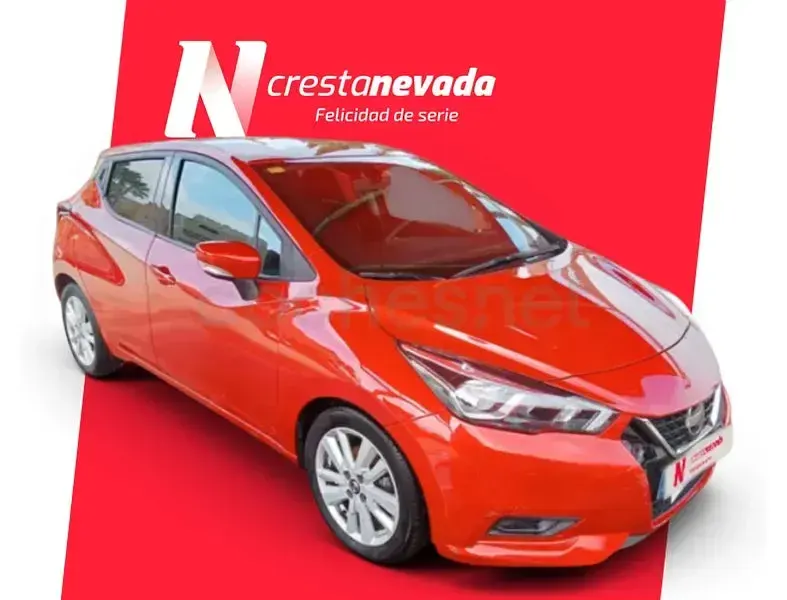 Usado Nissan Micra Acenta 100 CV (73 kW) 2020 Rojo Utilitario