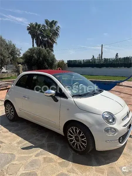 Usado Fiat 500C 69 CV (50 kW) 2017 Blanco Descapotable