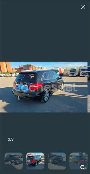 Usado Mercedes B200 136 CV (100 kW) 2012 Negro Monovolumen