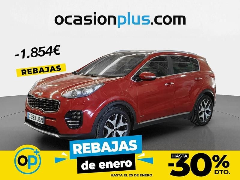 Usado Kia Sportage GT-Line 177 CV (130 kW) 2016 Rojo SUV