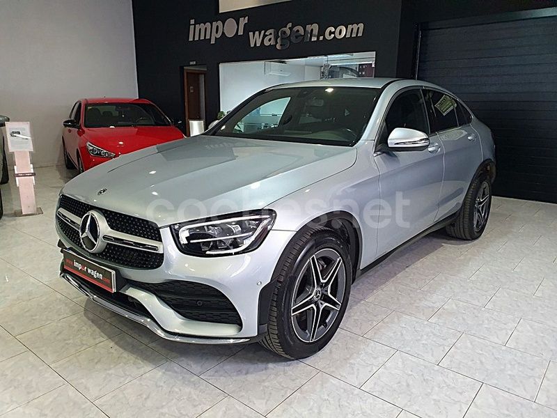 Gris / plata Usado 2021 Mercedes GLC200 SUV | 38.900 € (Caro) - Imagen 1/4