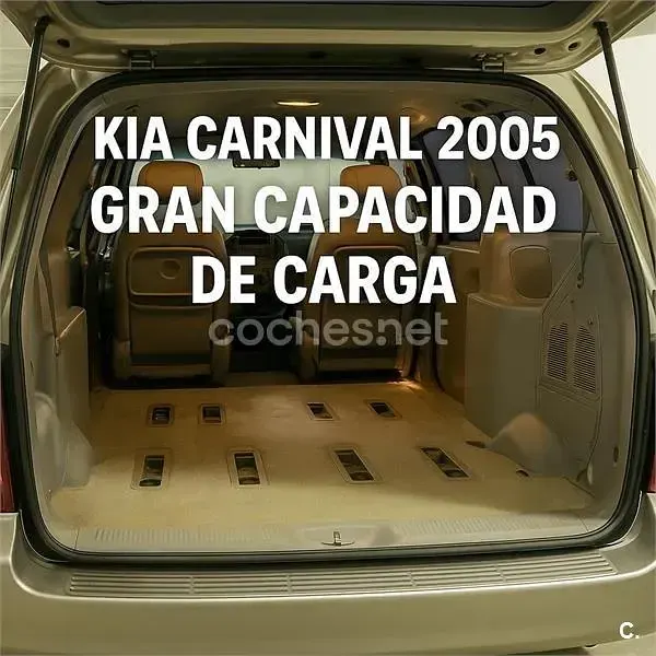 Usado Kia Carnival EX 144 CV (105 kW) 2005 Beige Monovolumen