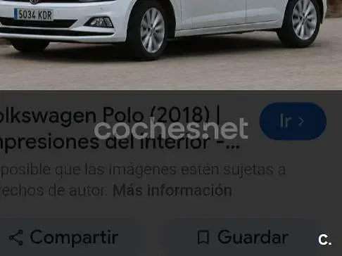 Usado VW Polo Edition 80 CV (58 kW) 2019 Blanco Utilitario